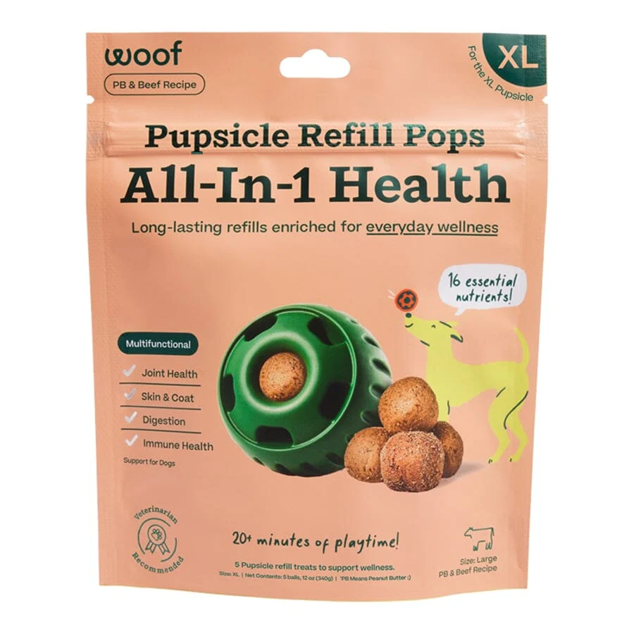 Woof Pops Multi-Vitamin All-in-1 Dog Treats - Pupsicle Refill Pops - Image 3