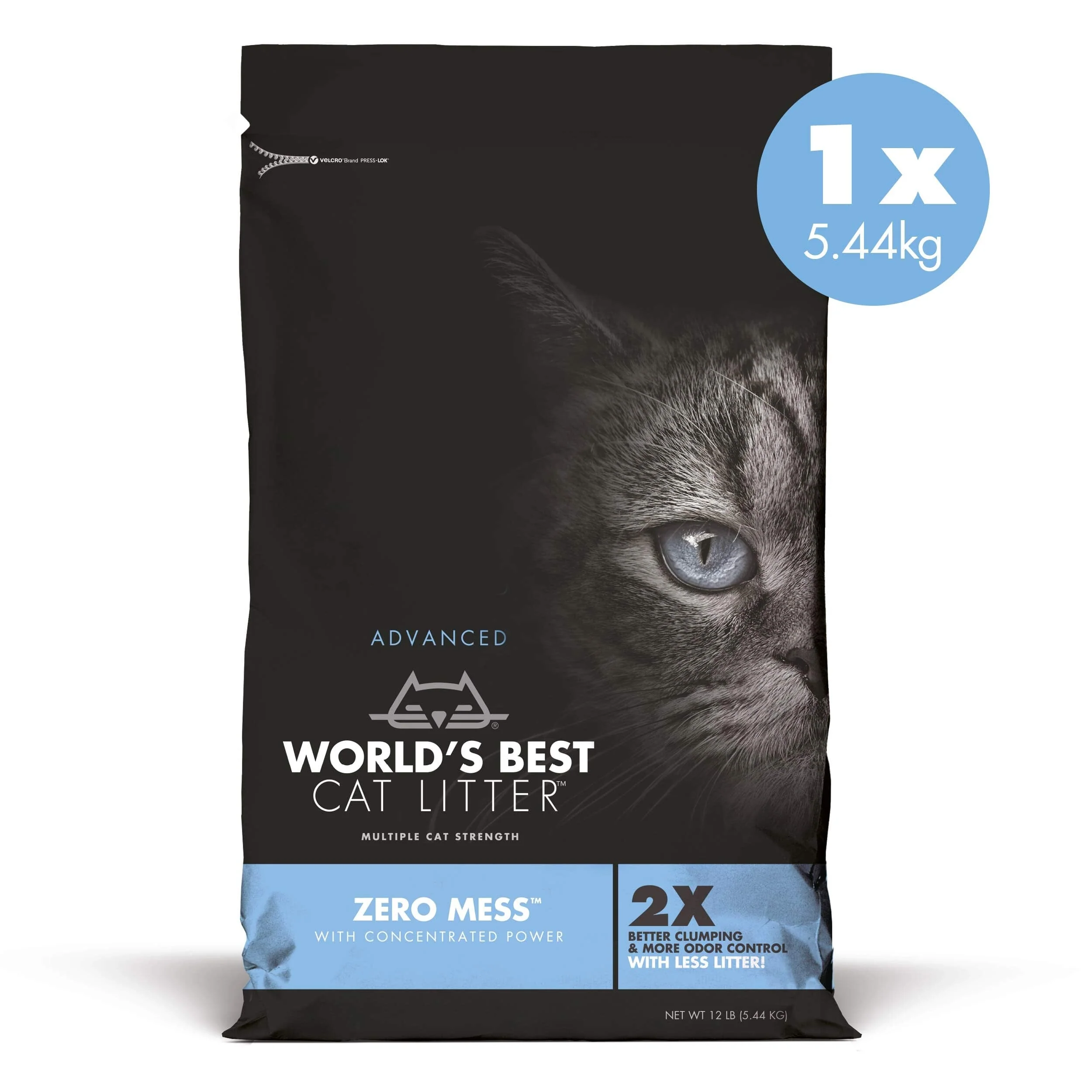 World's Best Cat Litter Zero Mess Advanced Clumping Flushing and Odor Control Cat Litter - Image 2