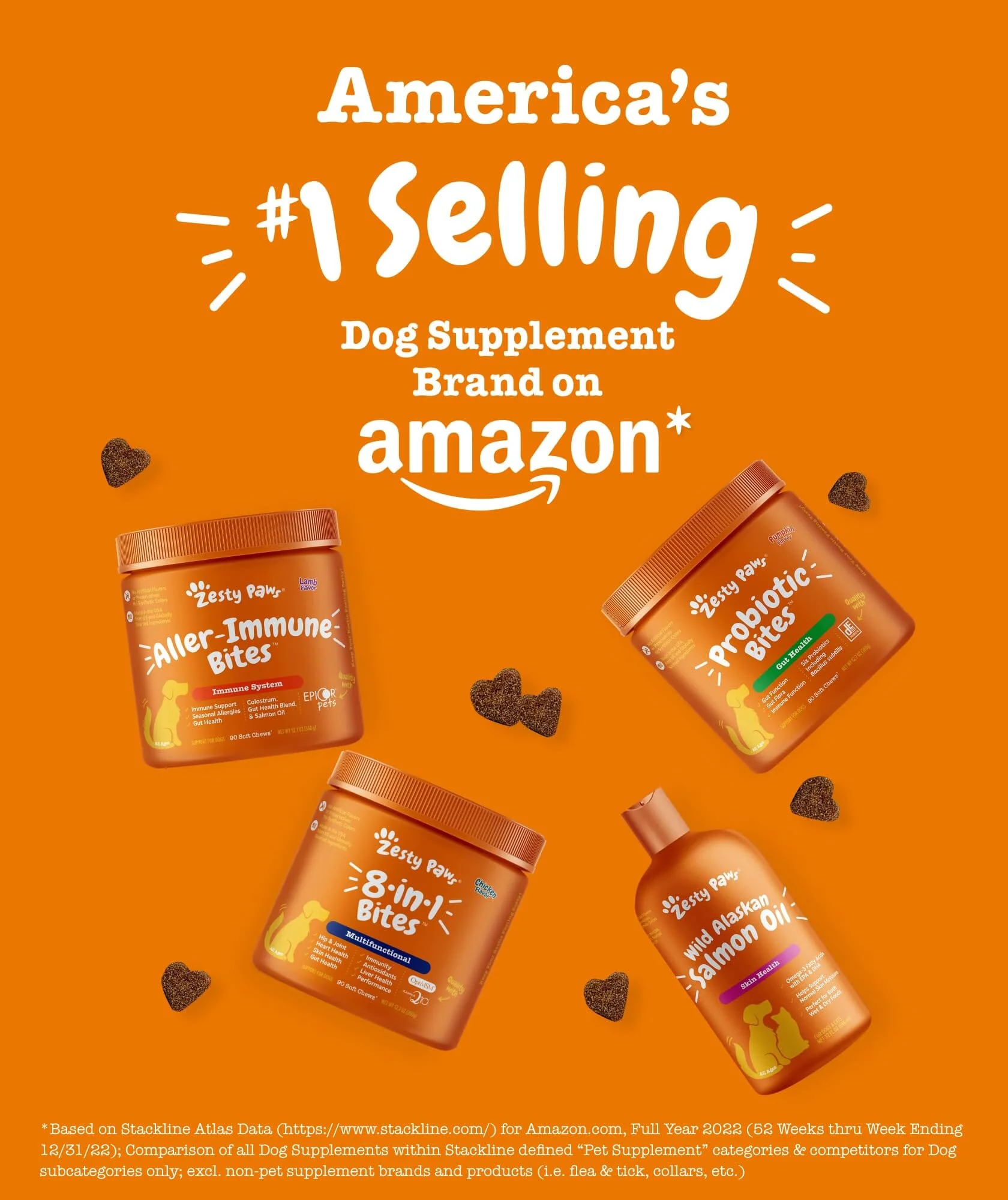 Zesty Paws Hemp Elements Mobility Hip and Joint OraStix Peppermint Flavor Dental Dog Treats - 12 Oz - Image 2