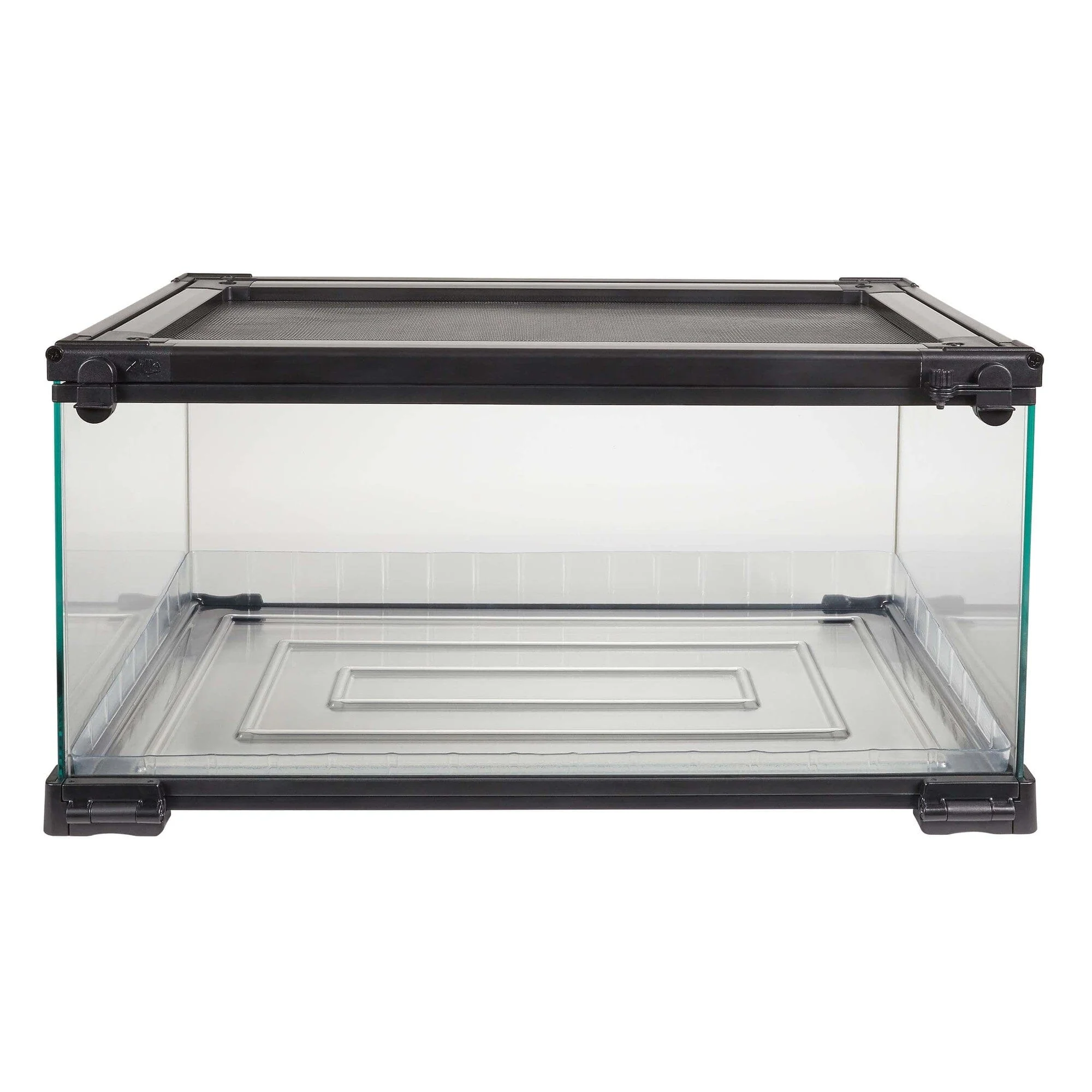 Zilla QuickBuild EZ Clean Glass Terrarium Habitat with Bedding Tray