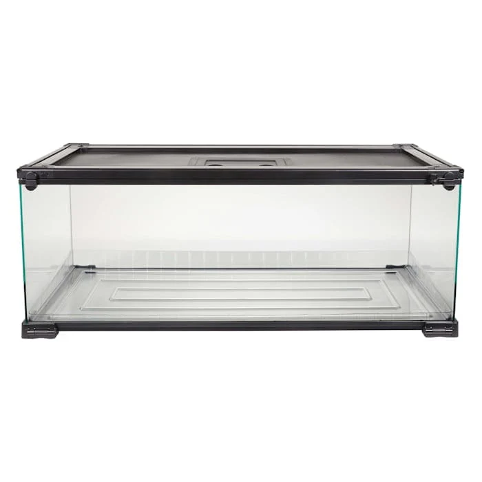 Zilla QuickBuild EZ Clean Glass Terrarium Habitat with Bedding Tray - Image 2