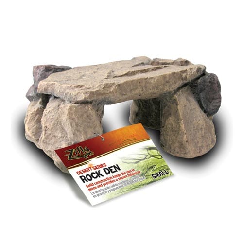 Zilla Shale Rock Den Hideout Reptile Terrarium Décor - Medium