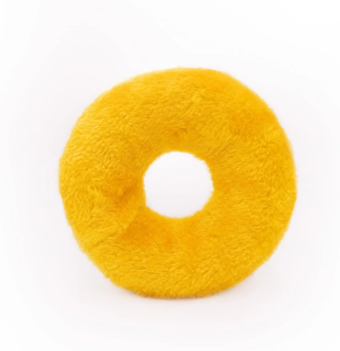 Zippy Paws Donutz Brown Chcocolate Glazed with Sprinkles Squeak and Plush Dog Toy - Junior - Small - Image 2