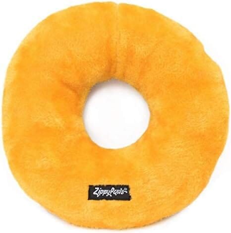 Zippy Paws Donutz Pink Strawberry Glazed with Sprinkles Squeak and Plush Dog Toy - Junior - Small - Image 4