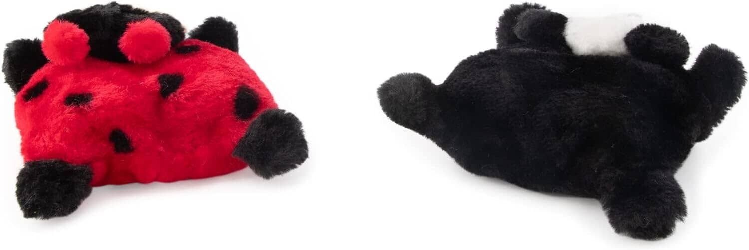 Zippy Paws ZippyClaws Ladybug and Bee Plush Catnip Cat Toy - 2 Pack - Image 2