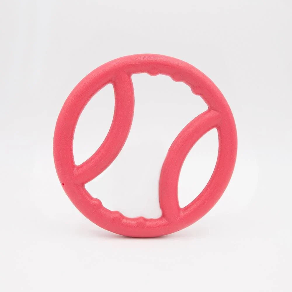 Zippy Paws ZippyTuff Squeaky Ring Fetch Dog Toy - Pink - Medium