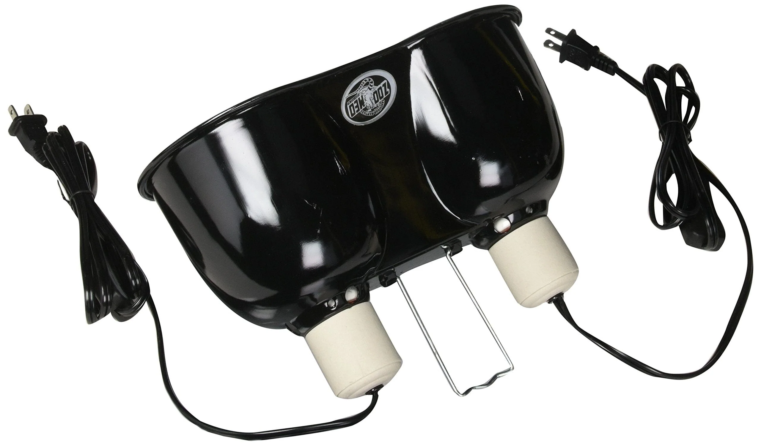Zoo Med Laboratories 100 Watt Mini Combo Deep Dome Lamp Fixture - 5.5 Inch Domes - Image 2