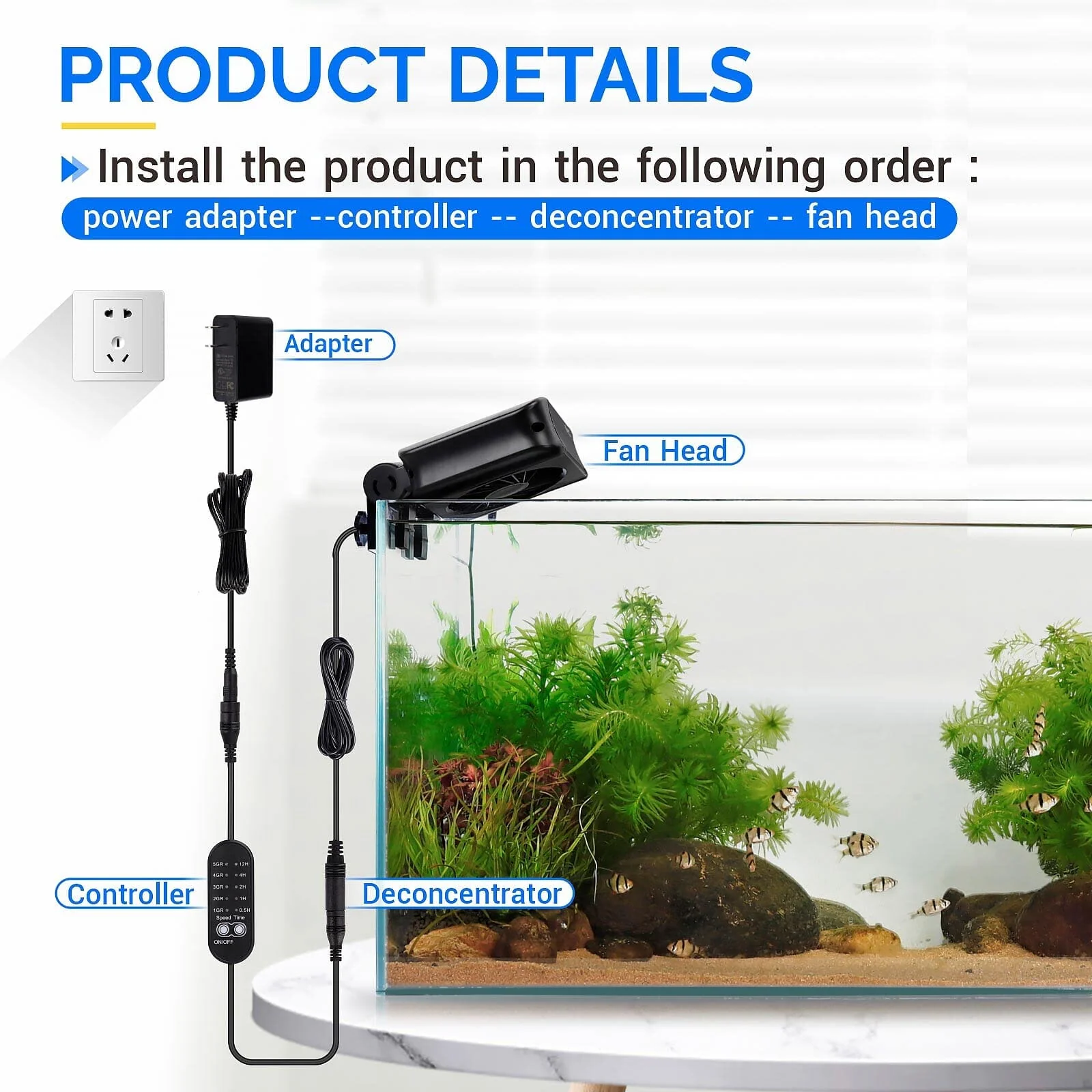 Zoo Med Laboratories Aquacool Aquarium Cooling Fan - Image 4