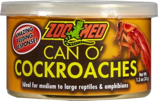 Zoo Med Laboratories Can O' Cockroach Wet Reptile Food - 1.2 Oz