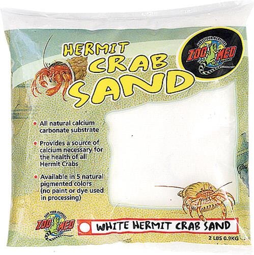 Zoo Med Laboratories Hermit Crab Sand - White - 2 Lbs