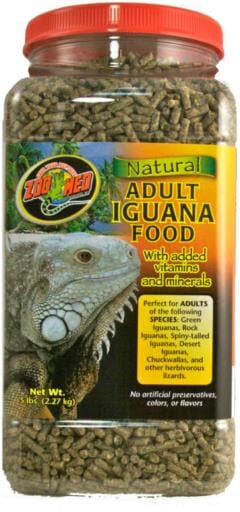 Zoo Med Laboratories Natural Adult Iguana Pellets Dry Food - 5 Lbs