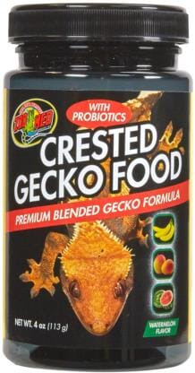 Zoo Med Laboratories Premium Blended Watermelon Flavor Crested Gecko Dry Food - 4 Oz