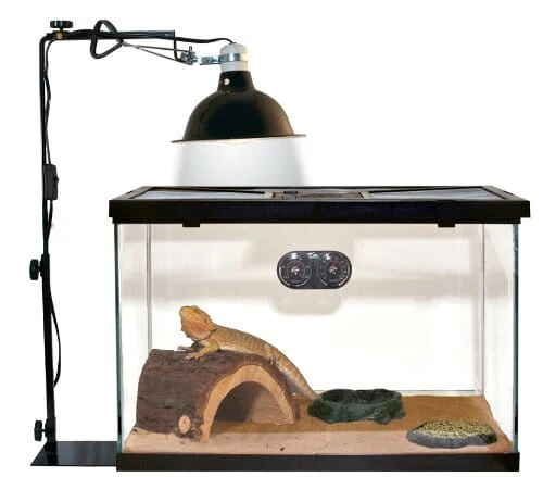 Zoo Med Laboratories Reptile Adjustable Height Lamp Stand - Small - 10-20 Gallons - 3" X 15" Inches - Image 2
