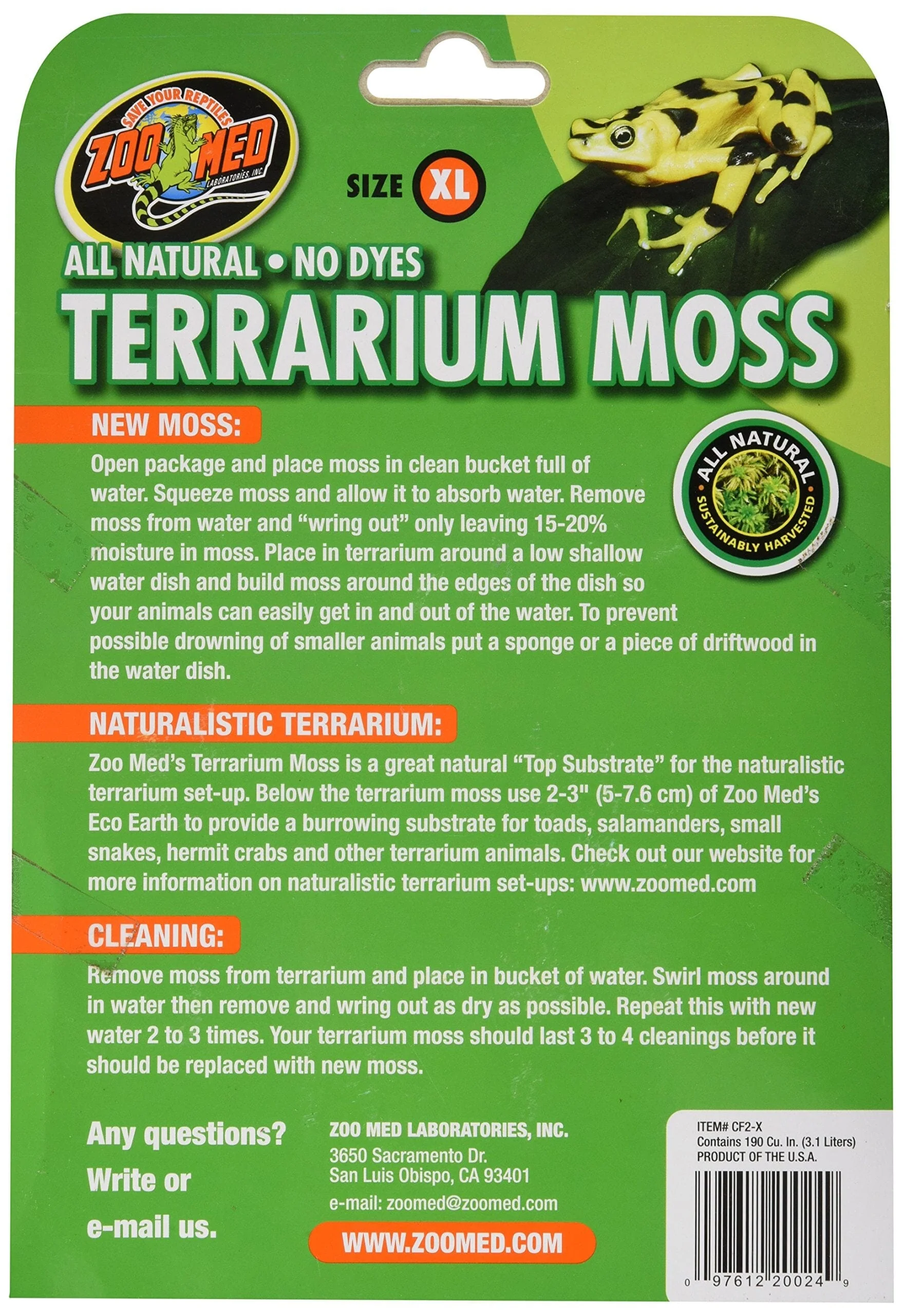 Zoo Med Laboratories ReptiSoil Reptile Blend Peat Moss and Sand with Soil and Carbon - 24QT - Image 2