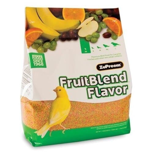 Zupreem Fruitblend Flavor Very Small Bird Food Canary & Finch Bird Food - 10 Lbs