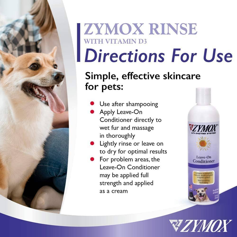 Zymox Pet Conditioning Rinse Itch Relief - 12 Oz - Image 5